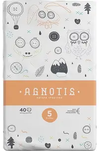 Scutece pentru bebeluși Agnotis - Nr. 5, 11-25 kg, 40 bucăți