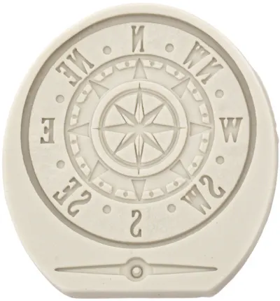 Mold din silicon (formă) Em Art - Busolă, 83 x 89 x 7 mm