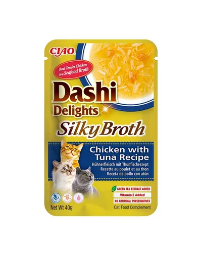 INABA Cat Dashi Delights Silky Broth pui si ton in supa 40g hrana pisica