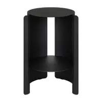 Măsuță auxiliară rotundă din metal ø 32 cm Wa – noo.ma
