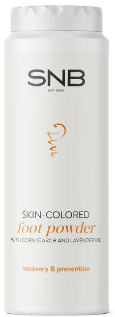 SNB Professional Pudră deodorantă pentru picioare cu propolis și ulei de lavandă, culoare nud, 100 g