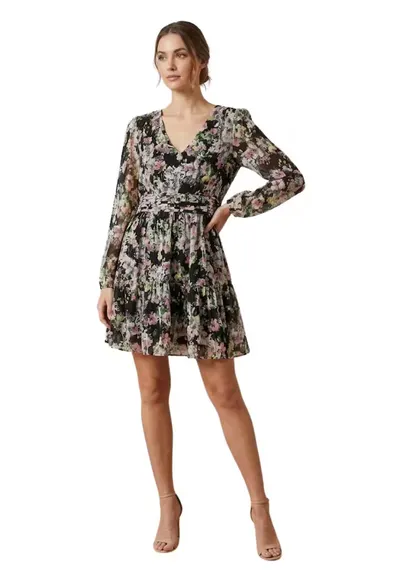 Sinnequanone - Rochie cu model floral Robyn