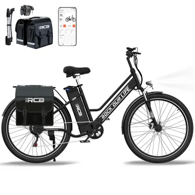 Bicicletă Electrică Hibridă pentru Adulți 26" E-Bike 30-50 km RCB-RK8S