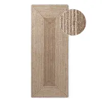 Covor tip traversă în culoare naturală deschisă/în culoare naturală închisă reversibil/țesut manual din iută 80x300 cm Juno – Hanse Home