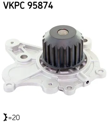Pompa Apa Hyundai Elantra, Grandeur, I30, Santa Fe I, Santa Fe Ii, Sonata V, Trajet, Tucson; Kia Carens Ii, Carens Iii, Cee D, Cee D Sw, Cerato, Magentis, Pro Cee D, Sportage 2.0d 2.2d Dupa 2001