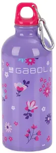 Sticlă de apă din aluminiu Gabol Violet - 600 ml