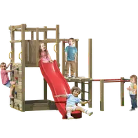 Complex de joaca din lemn Fungoo® Fungoo Climbing Star 4 08740PK (natur)