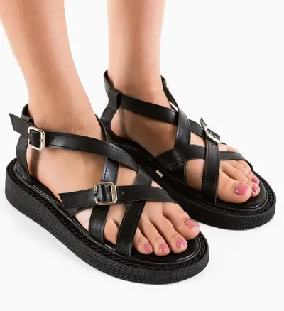 Sandale dama Bekaha Negre 2