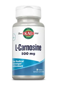 L-Carnosine 500 mg KAL, 30 tablete, Secom