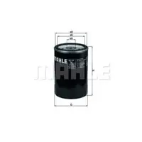 Filtru ulei MAHLE ORIGINAL OC 571
