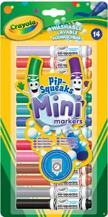 Set mini markere Crayola Pip-Squeaks - 14 bucăți