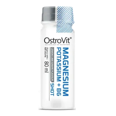 Magneziu lichid 375mg cu potasiu si B6 Shot, 80ml, OstroVit