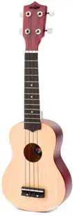 Ukulele din lemn Woody - Cu husă, 54 cm