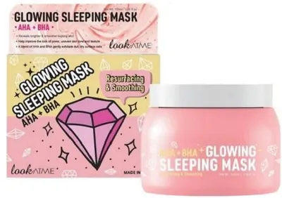 LookAtMe Mască facială de netezire peste noapte cu ANA și BNA, 100 ml