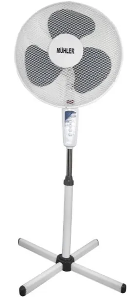 Ventilator Muhler - FM-4040, 3 viteze, 41 cm, gri