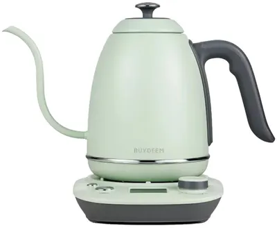Fierbător electric BUYDEEM - Gooseneck Coffee Kettle K821, 1000 W, 0.8 l, Cozy Greenish