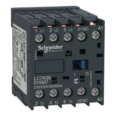 Contactor Tesys Lc7-K - 3 Poli - Ac-3 440 V 9 A - Bobina 220 V C.A.