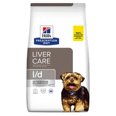 HILL'S Prescription Diet l/d, dietă veterinară câini, hrană uscată, afecțiuni hepatice HILL'S Prescription Diet l/d Liver Care, dietă veterinară câini, hrană uscată, sistem hepatic, 1.5kg
