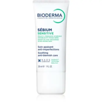Bioderma Sébium Sensitive crema intensă de hidratare și calmare pentru piele uscata si iritata in urma tratamentului antiacneic