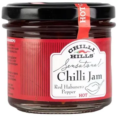 Dulceață de ardei iute Habanero, 130 g, Chilli Hills
