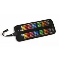 Penar echipat roll-up, 36culori/set + ascutioare + guma de sters, Polycolor Koh-I-Noor