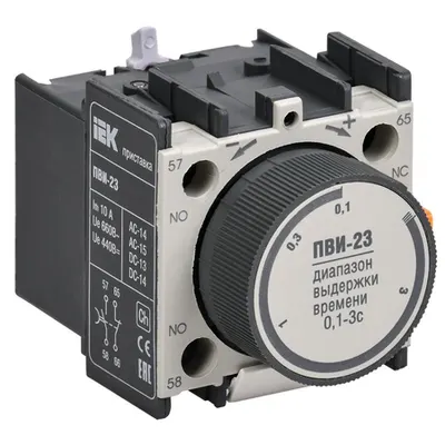 Contact extensions PVI-23 delay when Selector ing off0,1-3 seconds 1z+1P