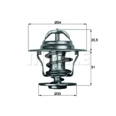 Termostat, lichid racire MAHLE ORIGINAL TX 13 71D