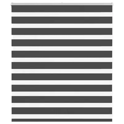 Gossi jaluzea tip zebra neagra latime tesatura 130,9 cm poliester
