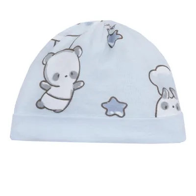Caciulita bebe Chicco din jerse, Turcoaz Cu Alb, 16429-66MFCI