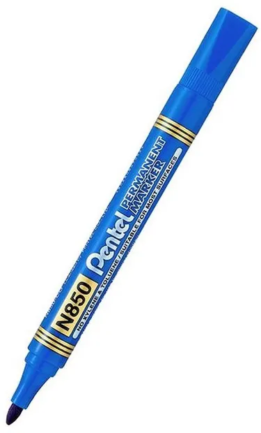 Marker permanent Pentel N850 - albastru
