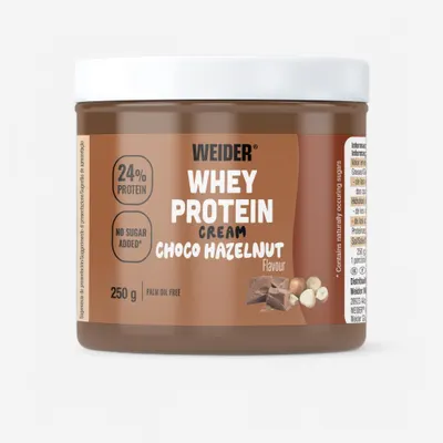 Cremă tartinabilă cu proteine de ciocolată cu alune, Whey Protein Cream 250g