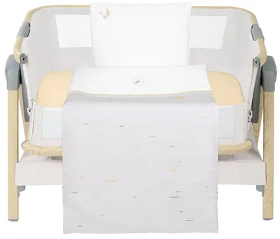 Set de dormit din 5 piese pentru mini patut KikkaBoo Seally Me