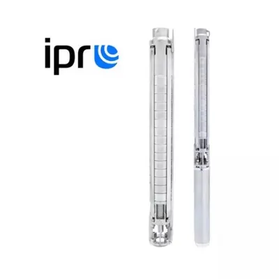 Pompa Submersibila Inox IPRO Professional 4IPRO 8/030T, 2.2KW, Debit 230l/min, H-85m, Rezistenta la Nisip, 380V