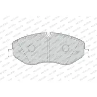 Set placute frana, frana disc FERODO FVR4375