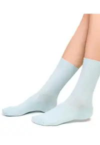 Sosete raiate cu manseta lunga S062