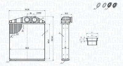 Schimbator caldura incalzire habitaclu potrivit OPEL COMBO TOUR, COMBO MINIVAN, CORSA C, CORSA C HATCHBACK, TIGRA 1.0-1.8 09.00