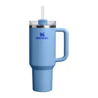 Termos albastru cu pai din oțel inoxidabil 1,18 l Quencher H2.O FlowState™ Tumbler Blue Sky – Stanley