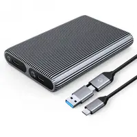 Rack Orico AM2C3-2SN Dual Disk pentru SSD M.2 NVMe, Gri