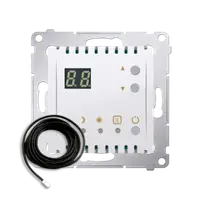 Termostat cu display, 16 (2) A, 230V ~, senzor exterior inclus,alb