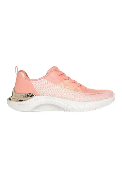 Pantofi sport din material textil cu garnituri cu aspect metalizat Snoop Ace-Cyber Walker - Roz somon/Alb murdar