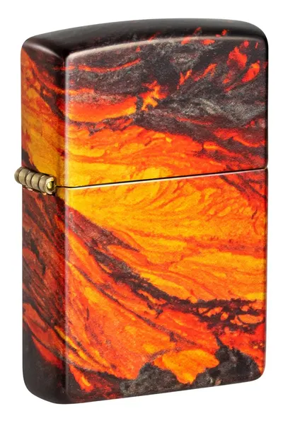Bricheta Zippo - Lava Flow Design