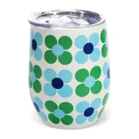 Cană de voiaj 350 ml Blue and green Daisy – Rex London