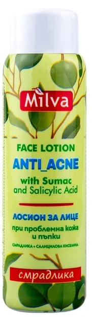 Milva Loțiune antiacneică cu sumac, 100 ml