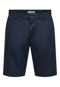 Pantaloni scurti barbati Sons - 22034682 - Bumbac/Poliester - Bleumarin - Bleumarin