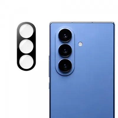 Folie de protectie Camera Spate Techsuit pentru Samsung Galaxy Z Fold8 Ultra F976, Sticla Securizata, Neagra
