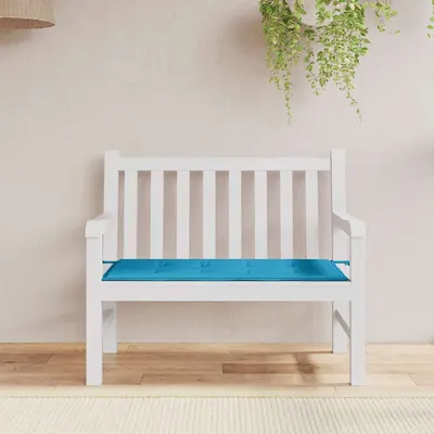 vidaXL Pernă de bancă de grădină, albastru, 100x50x3 cm, textil oxford