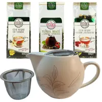 Pauza de Focus, Ceainic cu infuzor 2 ceaiuri negre si un ceai mate