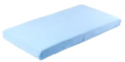 Cearșaf pentru bebeluși cu bandă elastică Sensillo - 120 х 60 cm, albastru