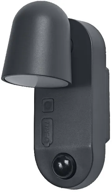 Lampă de fațadă Osram - Endura Style USB Round, IP44, gri închis