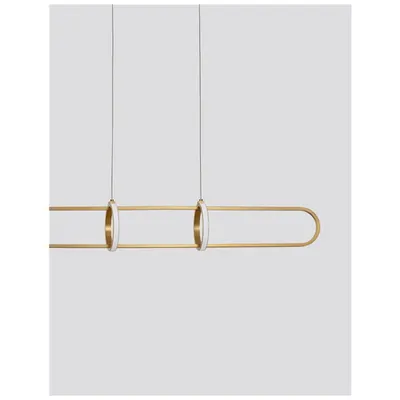 Lampa suspendata ARTE Auriu Aluminiu & Acrylic LED 31.2 Wat 230 Volt 2142Lm 3000K IP20